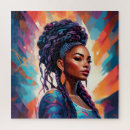 Recherche de la tresse puzzles Afro américain