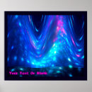 Recherche de fractale bleue posters Abstrait