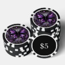 Recherche de papillon jetons poker Violet