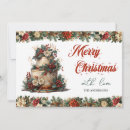 Recherche de gâteau noël cartes Rétro