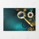Recherche de style steampunk invitations Vintage