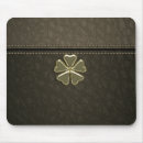 Recherche de shamrock irlandais tapis souris Chanceux