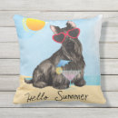 Recherche de chien scottie coussins Scotty
