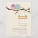 Recherche de hibou dans un arbre invitations Bébé