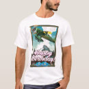Zoek naar vliegtuig verjaardag tshirts Vintage