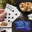 Zoek naar gat speelkaarten Blauw