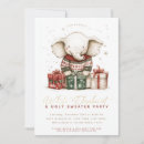 Recherche de ugly sweater noël invitations Fête du chandail