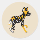 Recherche de chiens de chasse autocollants Chien sauvage africain