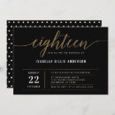 Recherche de dix huit invitations Moderne