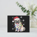 Zoek naar pug christmas briefkaarten Kerstmis