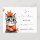 Recherche de chaton drôle vœux cartes Dessin animé