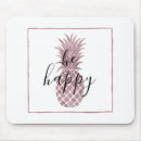 Recherche de ananas rose tapis souris Tropical