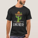 Recherche de ski drôle tshirts Skieur