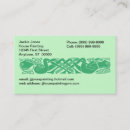 Recherche de motif celtique cartes visite Vert