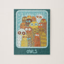 Recherche de dessin hibou puzzles Hiboux