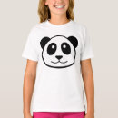 Zoek naar panda gezicht tshirts Vector