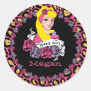 Recherche de fille pin up autocollants Vintage