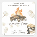 Recherche de feu de camp autocollants Marshmallows