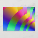 Recherche de arc en ciel abstrait cartes postales Fractal