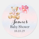 Recherche de baby shower teddy autocollants Fille