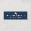 Recherche de diplôme cartes visite Bleu marine