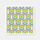 Zoek naar retro patroon servetten Jaren '60