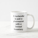 Recherche de barman tasses Drôle