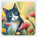 Recherche de chats romantiques autocollants Floral