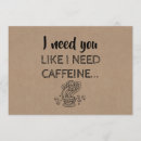Recherche de caféine invitations Drôle