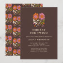 Recherche de année de naissance invitations Boho