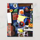 Recherche de toile abstraite cartes postales Coloré