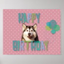 Zoek naar roze hond posters Verjaardag