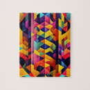 Zoek naar geometric puzzels Kleurrijk