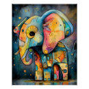 Recherche de éléphant coloré posters Abstrait