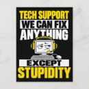 Recherche de support de cartes postales Humour informatique
