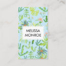Recherche de jungle tropicale cartes visite Floral