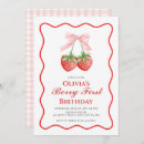 Recherche de pink strawberry invitations Fille