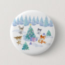 Recherche de animaux forêt badges Noël