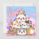 Recherche de miaulement vœux cartes Amour