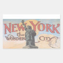 Recherche de ville vintage autocollants New york