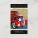 Recherche de voiture rouge classique cartes visite Mécanicien