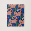 Recherche de flamants roses puzzles Tropical
