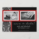 Recherche de damassé baroque invitations Rouge