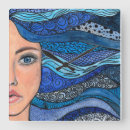 Recherche de peinture acrylique horloges Bleu