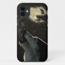 Recherche de lune de loup iphone coques Sauvage