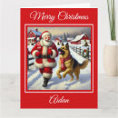 Recherche de berger allemand joyeux noël cartes postales Festif