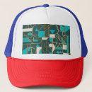 Recherche de géométriques casquettes Abstrait