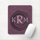Recherche de prunes tapis souris Monogramme
