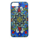 Recherche de mandala coloré iphone coques Rouge