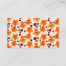 Recherche de motif botanique cartes visite Boss